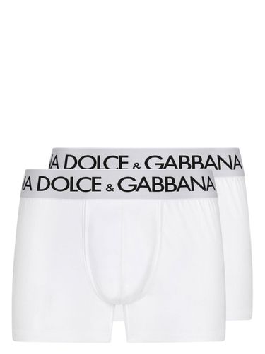 DOLCE & GABBANA - Cotton Boxers - Dolce & Gabbana - Modalova