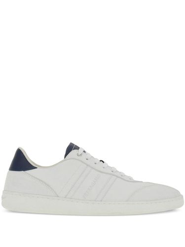 FERRAGAMO - Leather Sneakers - Ferragamo - Modalova