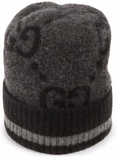 GUCCI - Cashmere Hat With Gg - Gucci - Modalova