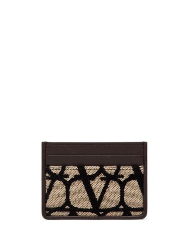 Card Holder With Texture - Valentino Garavani - Modalova