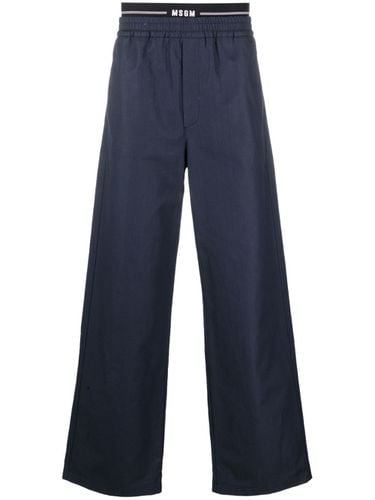 MSGM - Cotton Trousers - Msgm - Modalova