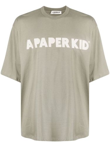 Cotton T-shirt With Logo - A Paper Kid - Modalova