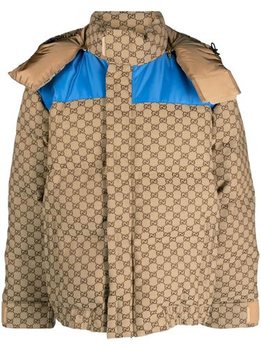 GUCCI - Down Jacket With Logo - Gucci - Modalova