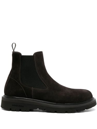 Suede-leather Ankle Boots - Woolrich - Modalova