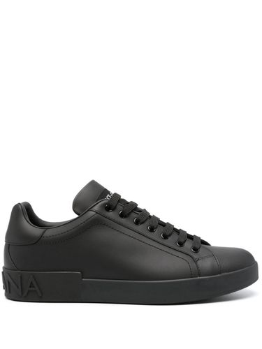 DOLCE & GABBANA - Leather Sneaker - Dolce & Gabbana - Modalova