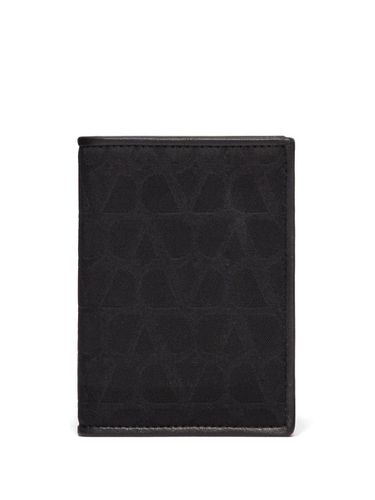 Leather Card Holder - Valentino Garavani - Modalova