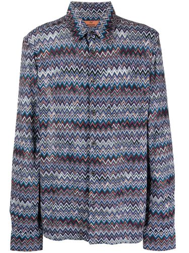 Long Sleeve Cotton T-shirt - Missoni - Modalova