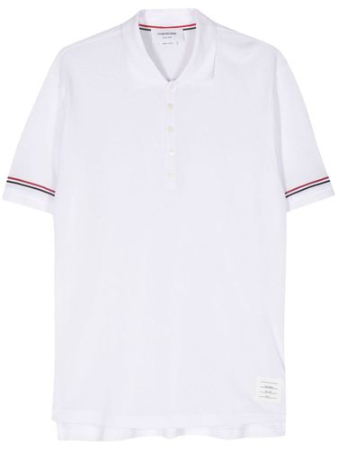 THOM BROWNE - Cotton Polo Shirt - Thom Browne - Modalova