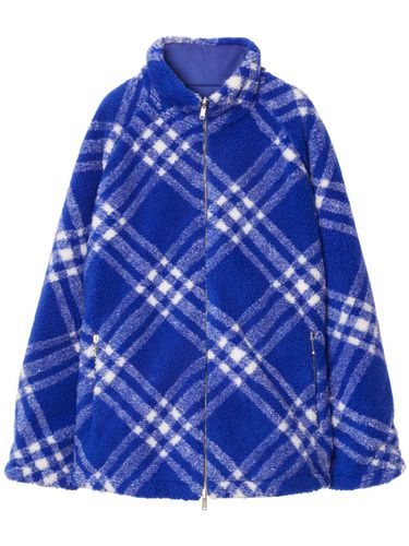 Jacket With Check Pattern - Burberry - Modalova