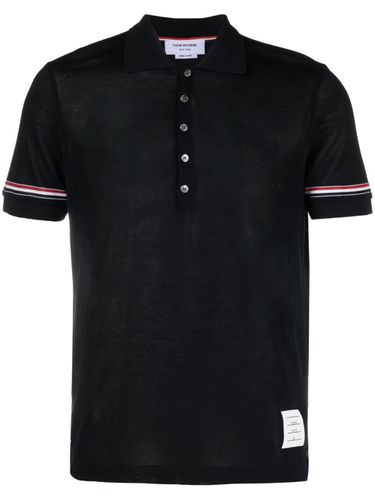 THOM BROWNE - Logo Polo Shirt - Thom Browne - Modalova