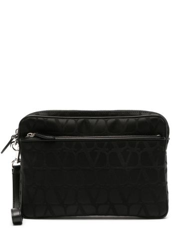 Clutch Bag With Logo - Valentino Garavani - Modalova