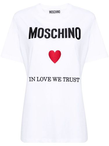 MOSCHINO - Cotton T-shirt - Moschino - Modalova