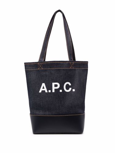 A.P.C. - Small Leather Tote Bag - A.P.C. - Modalova