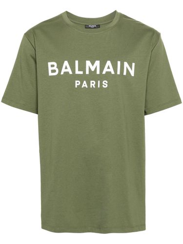 BALMAIN - Cotton T-shirt With Logo - Balmain - Modalova