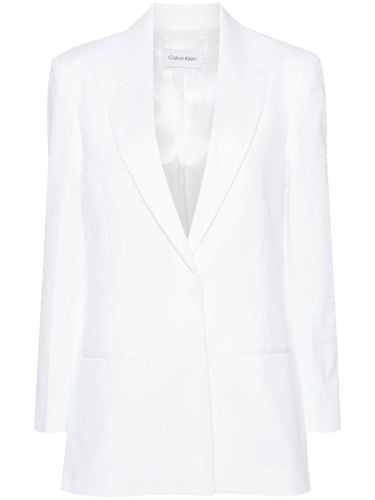 Cotton Twill Tailored Blazer - Calvin Klein - Modalova