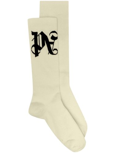 PALM ANGELS - Socks With Logo - Palm Angels - Modalova