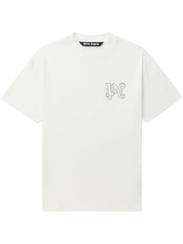 PALM ANGELS - T-shirt With Logo - Palm Angels - Modalova