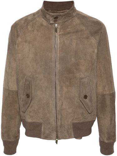 Leather Bomber Jacket - Salvatore Santoro - Modalova