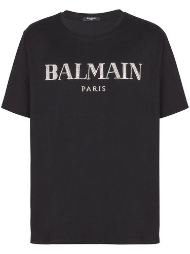 BALMAIN - Cotton T-shirt With Logo - Balmain - Modalova