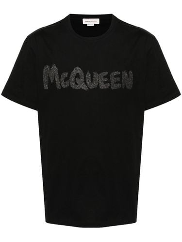 T-shirt With Logo - Alexander McQueen - Modalova