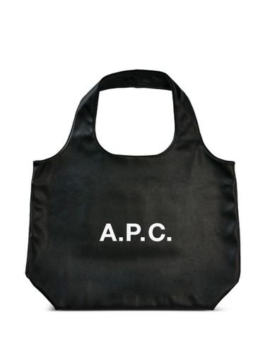 A.P.C. - Leather Bag With Logo - A.P.C. - Modalova
