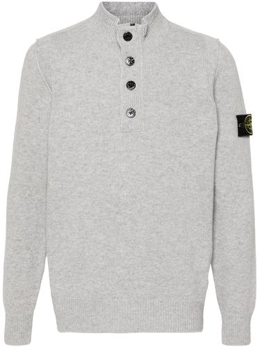 STONE ISLAND - Sweater With Logo - Stone Island - Modalova