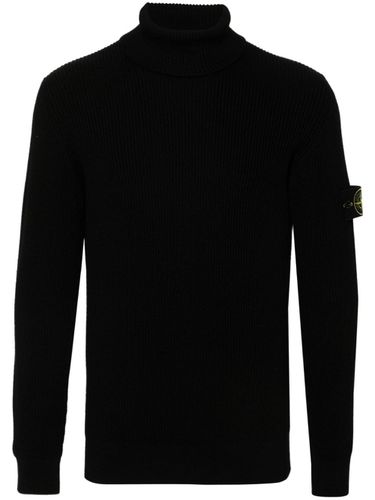 STONE ISLAND - Turtleneck With Logo - Stone Island - Modalova