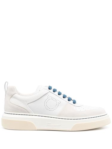 FERRAGAMO - Leather Sneakers - Ferragamo - Modalova