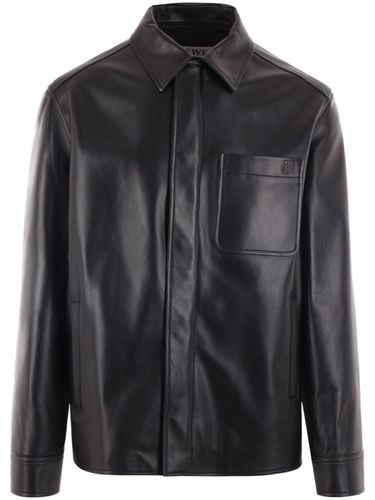 LOEWE - Nappa Leather Shirt Jacket - Loewe - Modalova