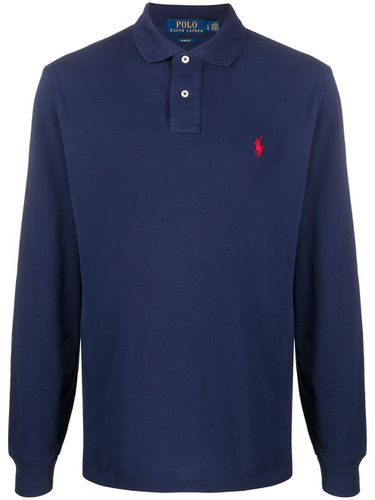 Logo Long Sleeve Polo Shirt - Polo Ralph Lauren - Modalova