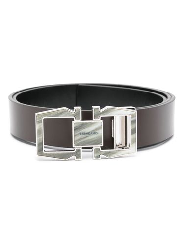 FERRAGAMO - Belt With Logo - Ferragamo - Modalova