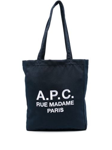 A.P.C. - Leather Bag With Logo - A.P.C. - Modalova