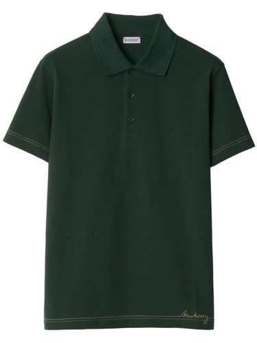 BURBERRY - Polo Shirt With Logo - Burberry - Modalova