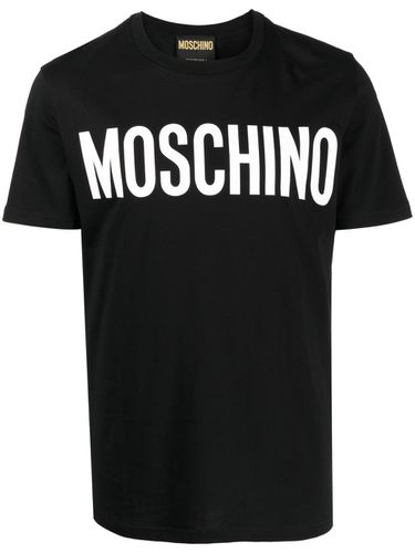 MOSCHINO - Cotton T-shirt With Logo - Moschino - Modalova