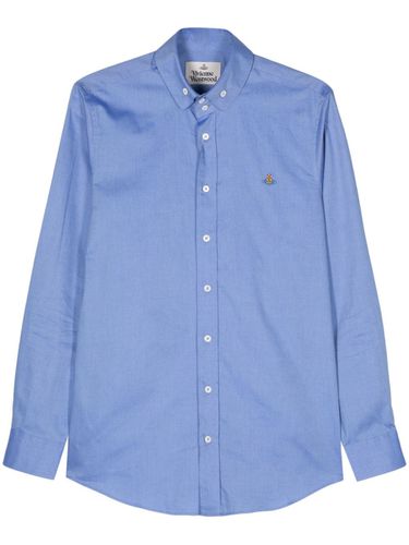 Slim Fit Shirt With Logo - Vivienne Westwood - Modalova