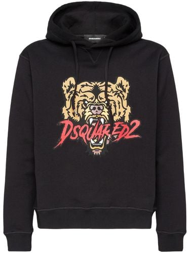 DSQUARED2 - Tiger Print Sweatshirt - Dsquared2 - Modalova