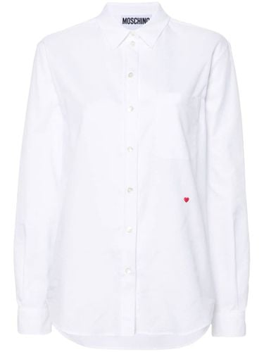 MOSCHINO - Cotton Oxford Shirt - Moschino - Modalova