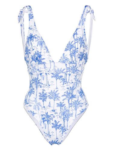 One-piece Swimsuit With Print - Mc2 Saint Barth - Modalova