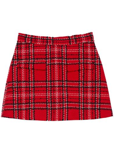 MSGM - Skirt With Tartan Pattern - Msgm - Modalova