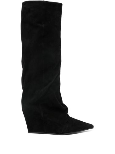 VIC MATIE' - High Leather Boot - Vic matie' - Modalova