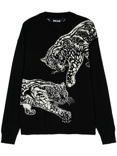 Long Sleeve T-shirt With Print - Just Cavalli - Modalova