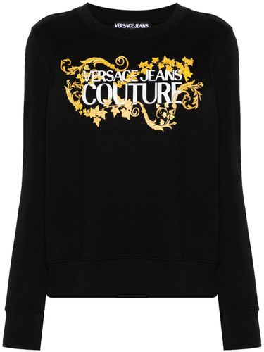 Logo Baroq Cotton Fleece - Versace Jeans Couture - Modalova