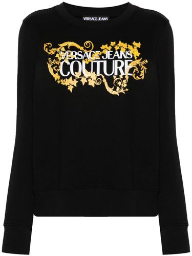 Logo Baroq Cotton Fleece - Versace Jeans Couture - Modalova