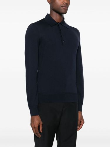 Wool Polo Shirt With Buttons - Tom Ford - Modalova