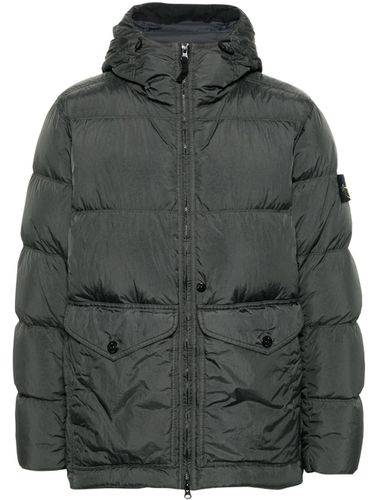 Padded Jacket With Logo - Stone Island - Modalova