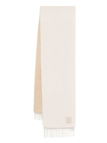 LOEWE - Wool Scarf With Logo - Loewe - Modalova