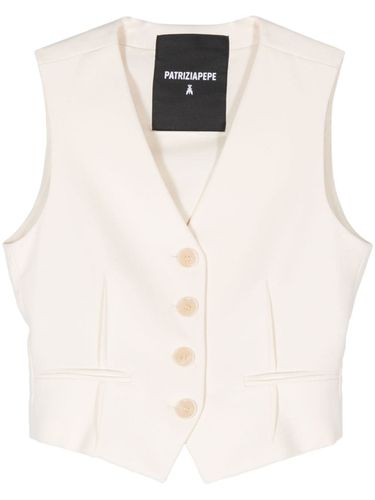 PATRIZIA PEPE - Twill Vest - Patrizia Pepe - Modalova