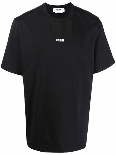 MSGM - Cotton T-shirt With Logo - Msgm - Modalova