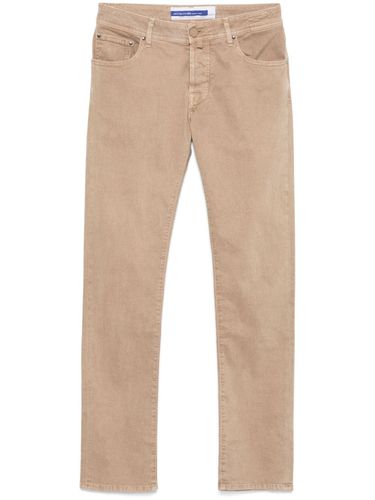 JACOB COHEN - Trousers With Logo - Jacob Cohen - Modalova