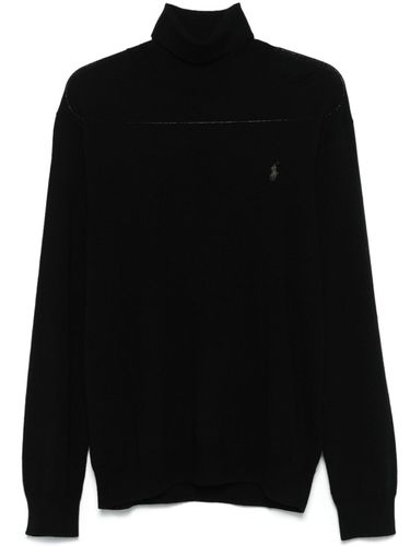 Wool Turtleneck With Embroidery - Polo Ralph Lauren - Modalova